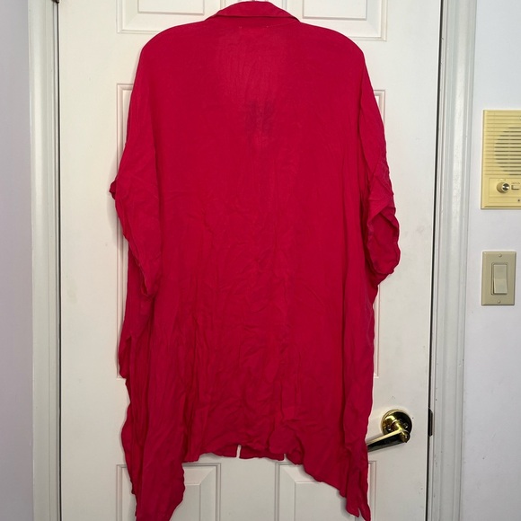 NWT Koy Resort Miami Big Shirt Dress M Pink - Picture 8 of 11